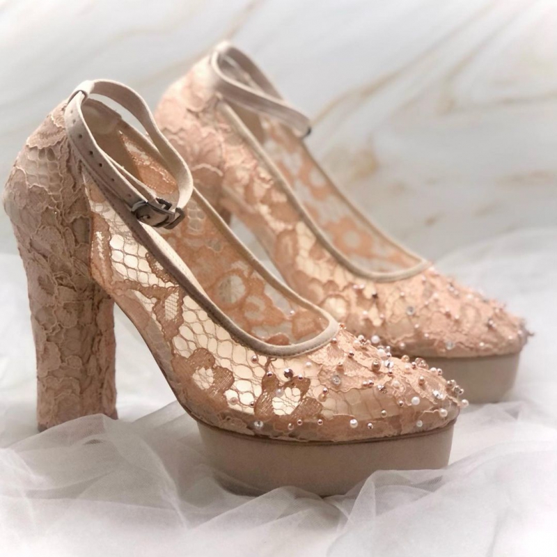 Comfortable Custom #weddingshoe .. More Info Please 