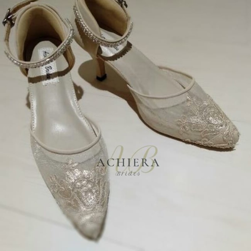 Simple Nude Wedding Shoes More Info Please 